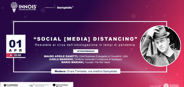 “Social [Media] Distancing”, disponibile sui canali di Innois il video con Mauro Aprile Zanetti 