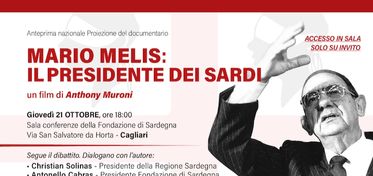 Cultura, “Mario Melis, il presidente dei sardi” in anteprima a Cagliari il docufilm sullo statista sardo 