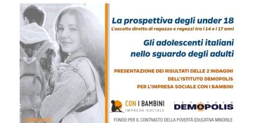 “Come stai?”, pubblicati I risultati della prima indagine sugli adolescenti italiani di Con i Bambini e Demopolis