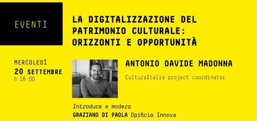 La digitalizzazione del patrimonio culturale, il 20 settembre a Cagliari un talk per scoprire l’impatto delle nuove tecnologie sul mondo dei beni culturali  