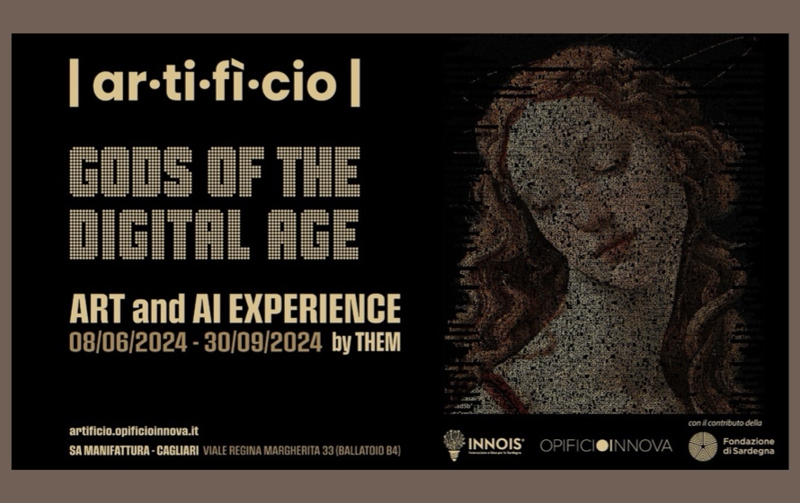 “Gods of the Digital Age”, dall’8 giugno a Cagliari la mostra che unisce arte e intelligenza artificiale