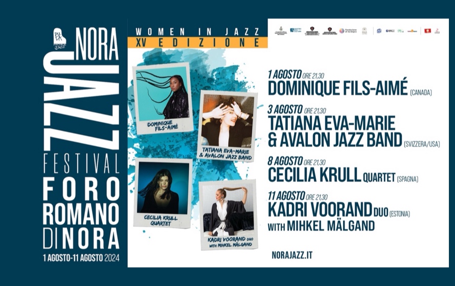 “Women in Jazz”, dall’1 all’11 agosto va in scena l’International Nora Jazz Festival