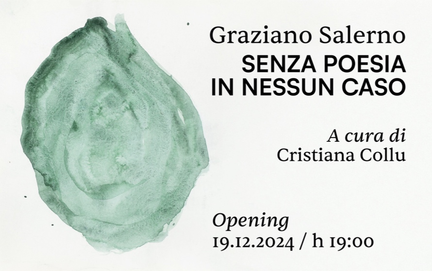 Fondazione, apre il 19 dicembre a Cagliari la mostra “Graziano Salerno. Senza poesia in nessun caso”