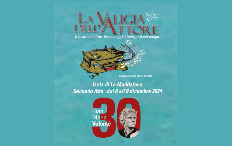 La Valigia dell’Attore 2024, dal 6 all’8 dicembre un omaggio a Gian Maria Volonté nel trentennale della scomparsa