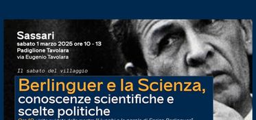 Berlinguer e la Scienza, a Sassari un convegno sul rapporto tra conoscenze scientifiche e scelte politiche